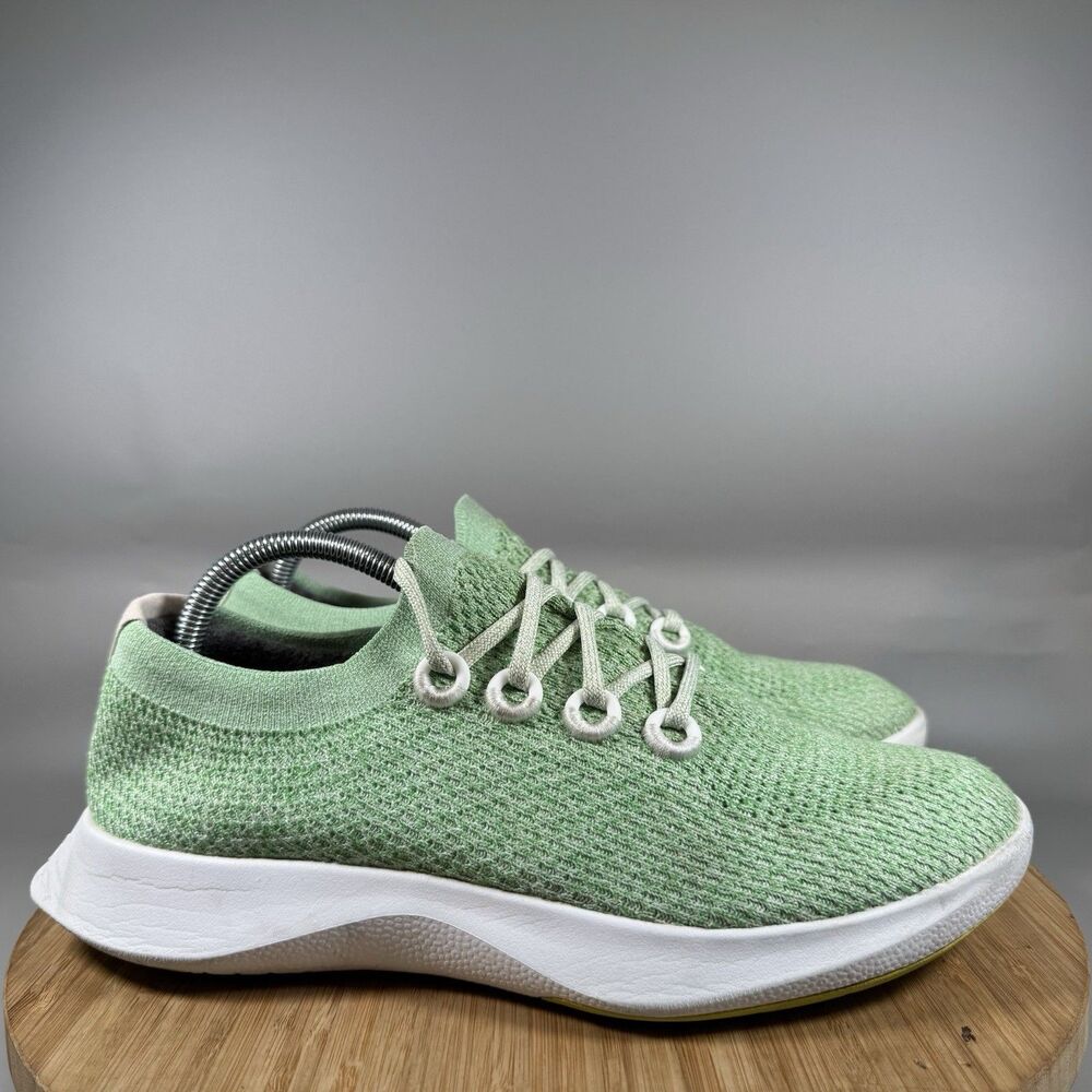 Allbirds Women's Tree Dasher TD Running Shoes Green White Size 11